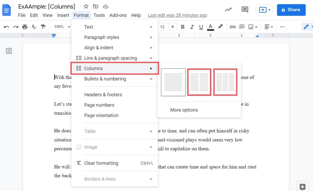 how-to-create-columns-in-google-docs-android-authority