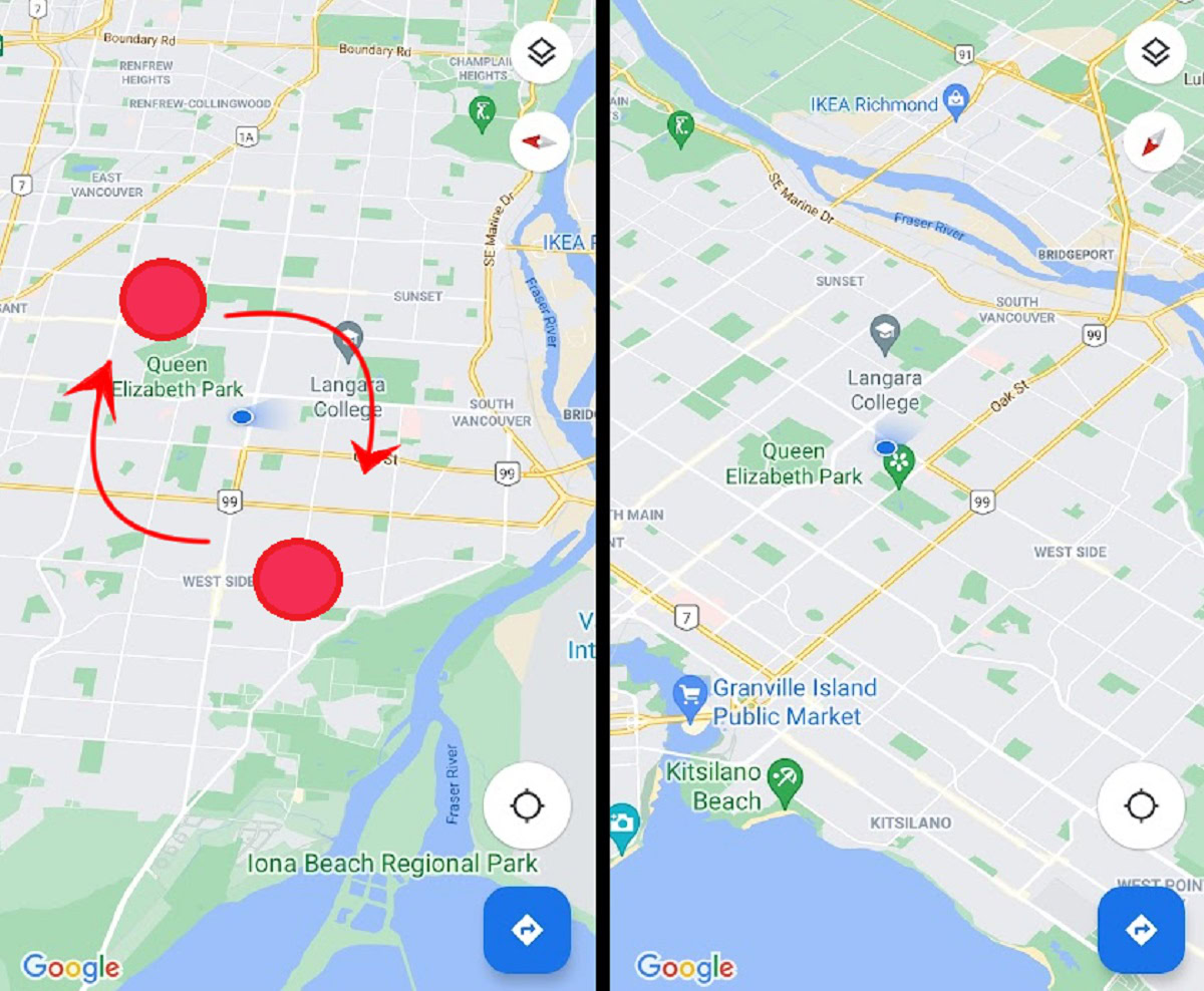 How To Rotate Google Maps For Better Navigation Android Authority