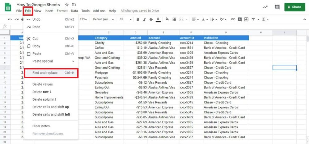 google-sheets