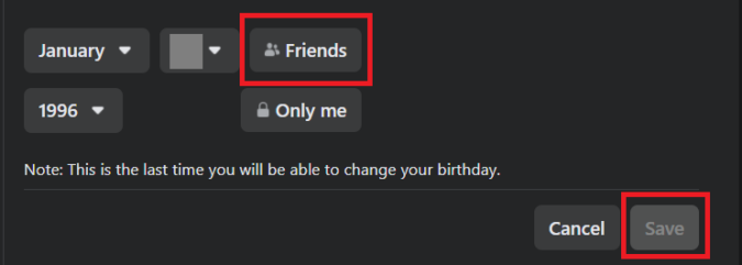 how to change my birthday on facebook without id