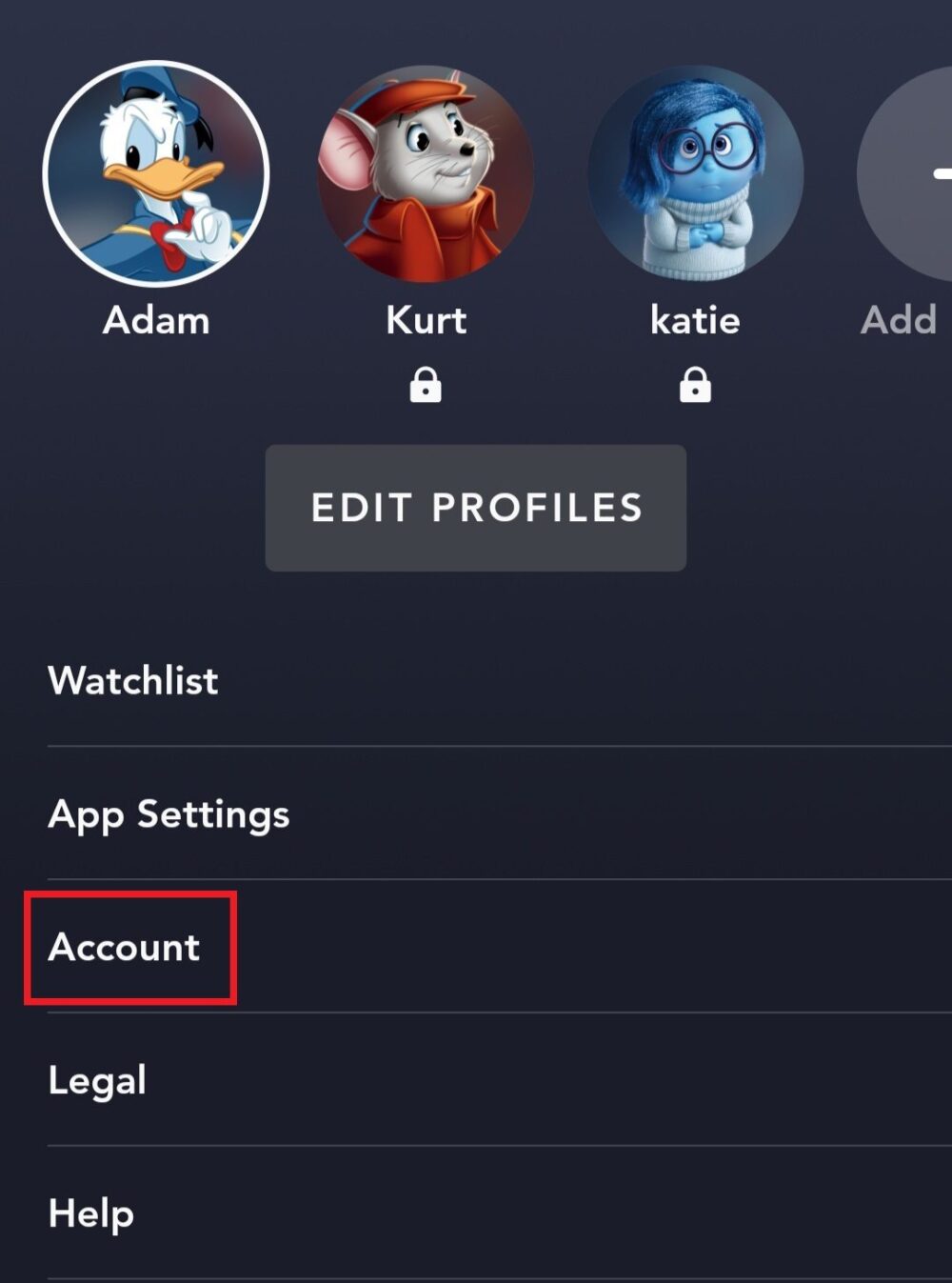 How to delete a Disney Plus profile - Android Authority