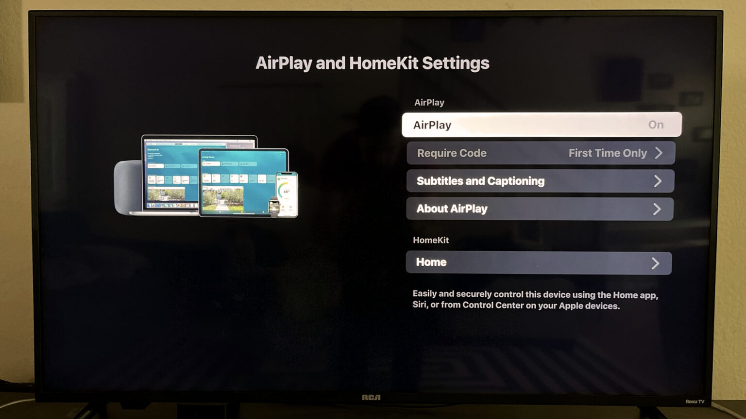how to airplay from mac to roku tv