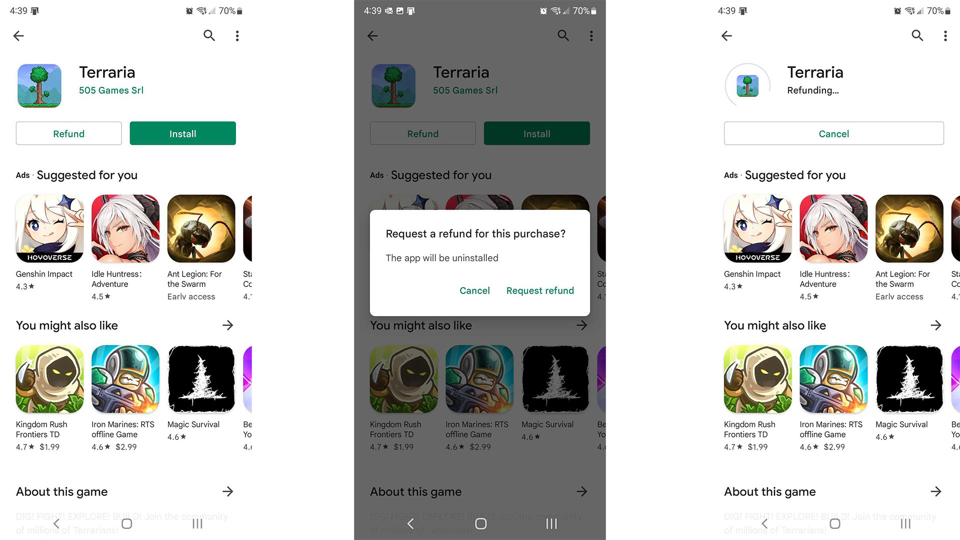 How to Get a Refund for an Android App You Bought and Doesn't Work