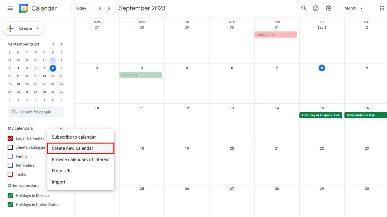 how do you add a calendar to your google calendar