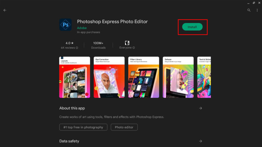 photoshop for chromebook free download