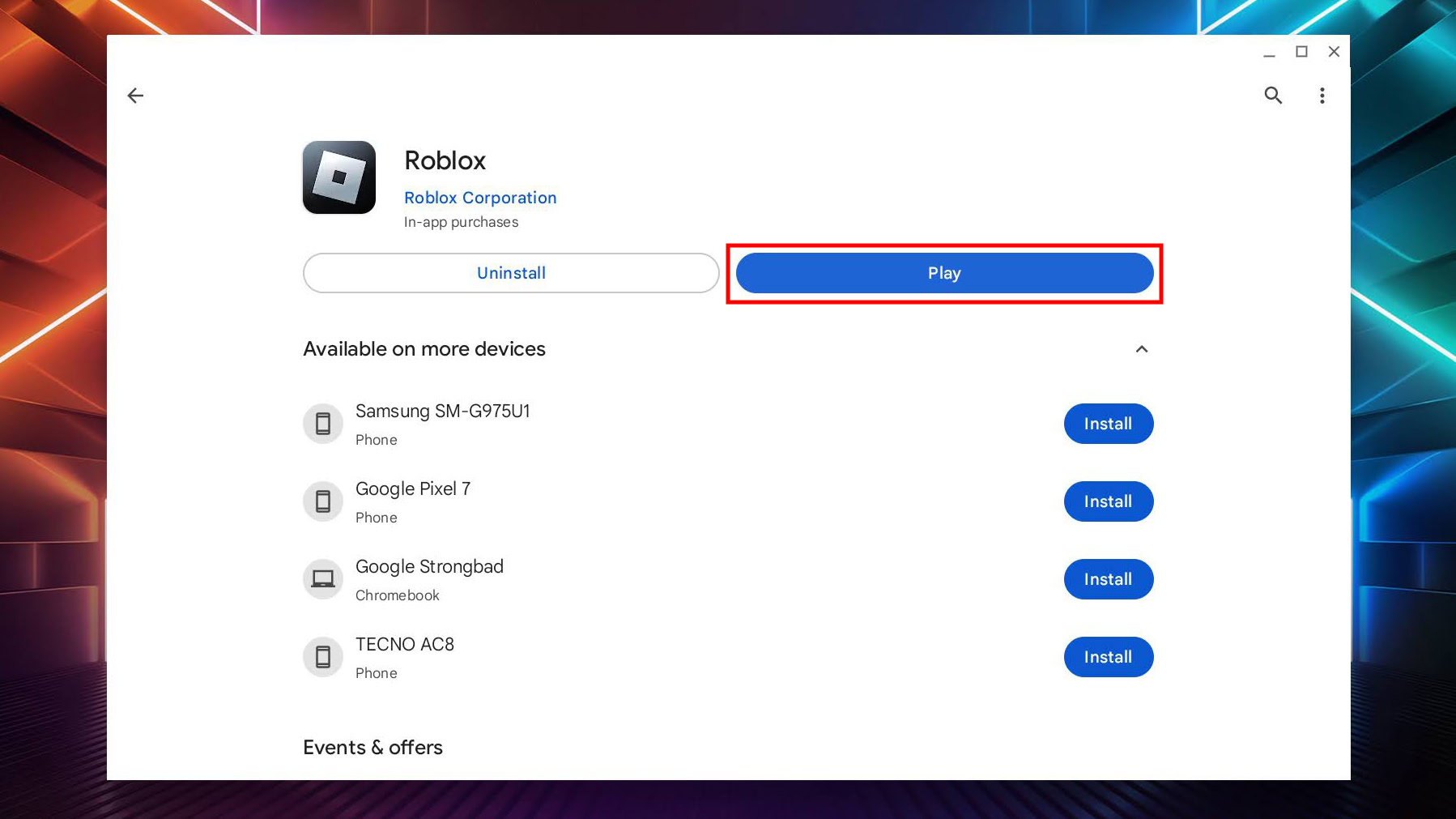How To Install THE PC VERSION Of Roblox On Chromebook