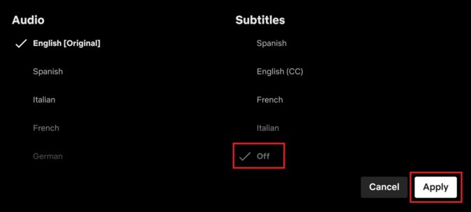 How to turn off subtitles on Netflix - Android Authority