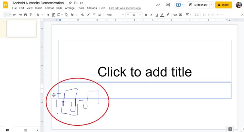 How to draw on Google Slides Android Authority