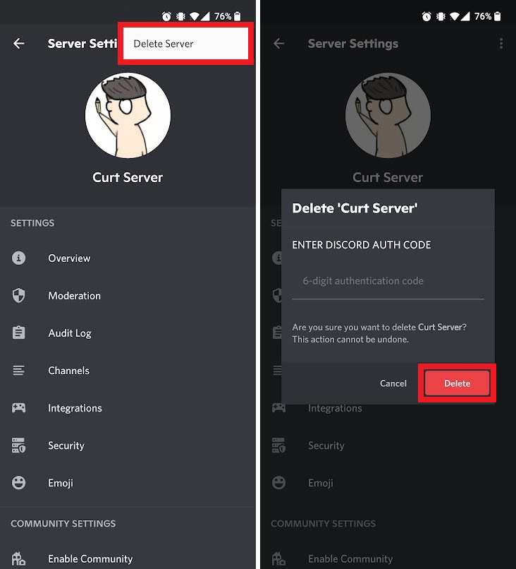 How to delete a Discord server - Discord Emoji