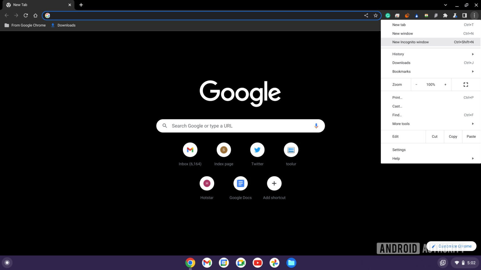 How To Go Incognito On A Chromebook Android Authority