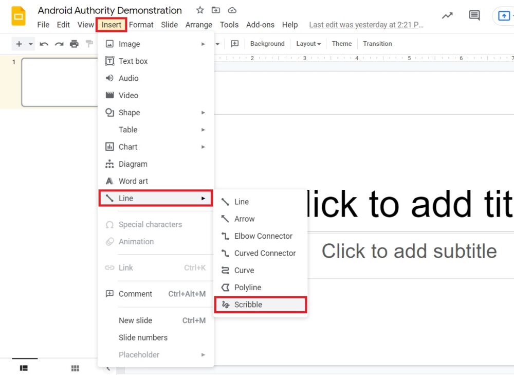 how-to-draw-on-google-slides-android-authority