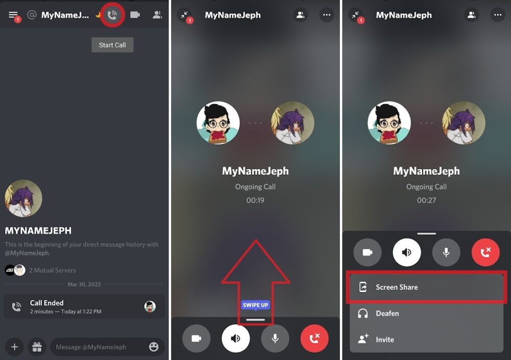 how to video call on discord mobile