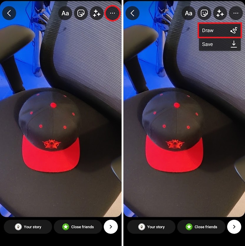 How to change Instagram stories background color - Android Authority