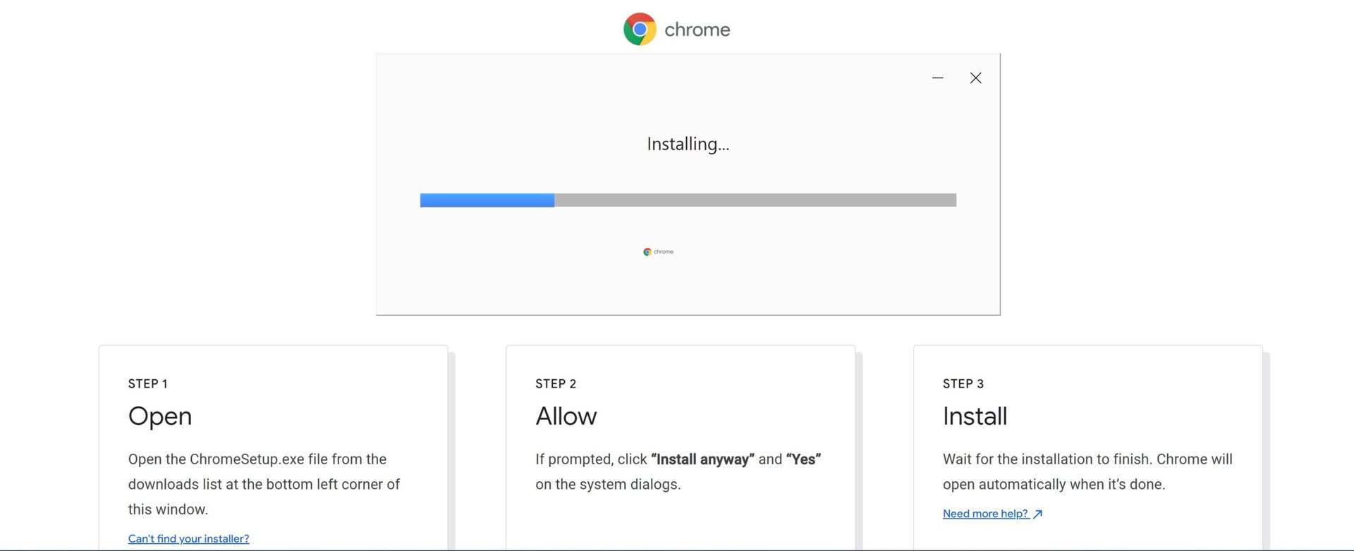 google chrome free setup download
