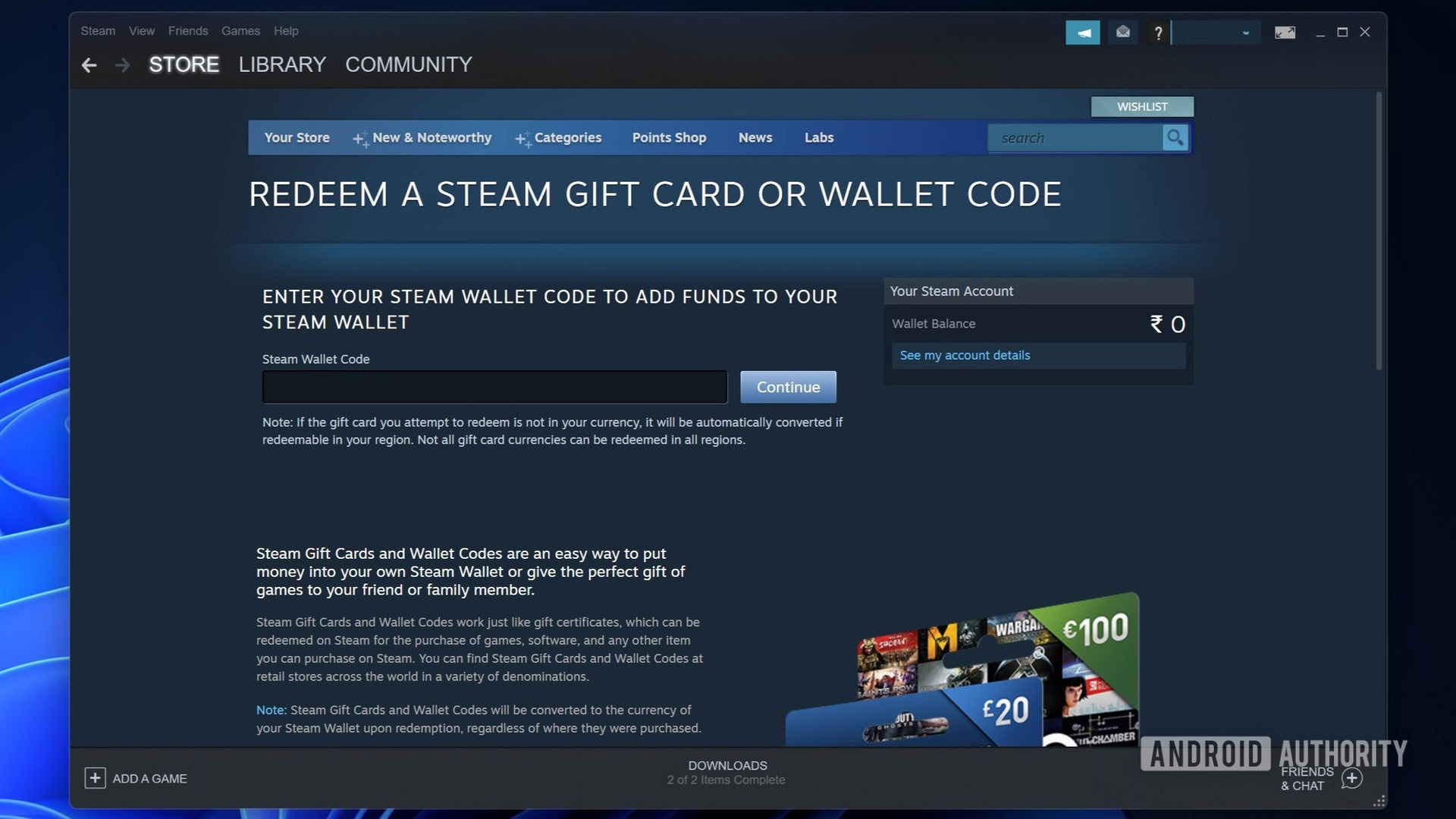 Steam $60.00 Physical Gift Cards (3 pack of $20.00 Cards), Valve
