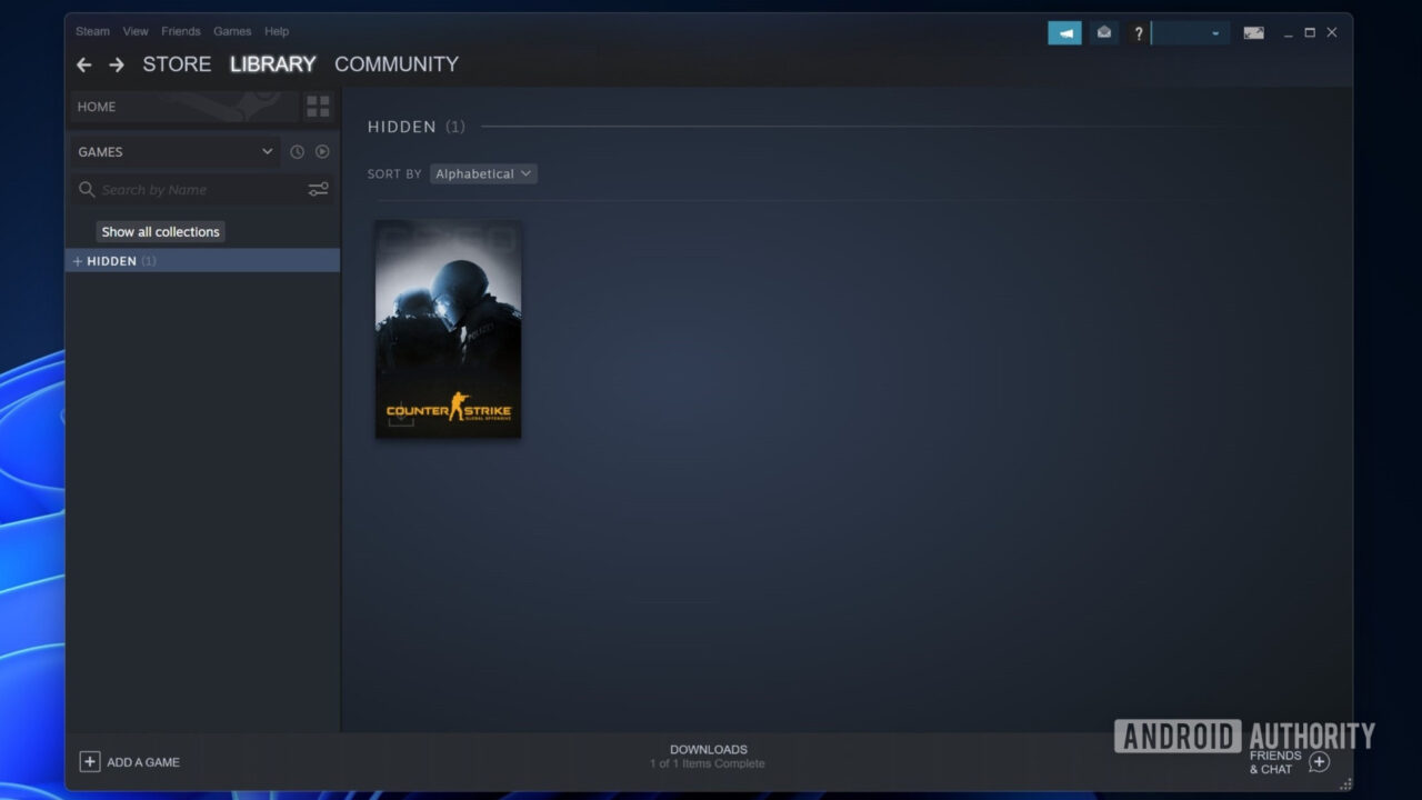 How to hide Steam games and profile activity - Android Authority