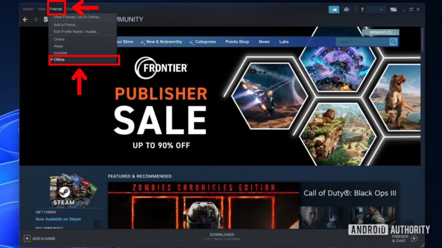 How To Appear Offline On Steam - Android Authority