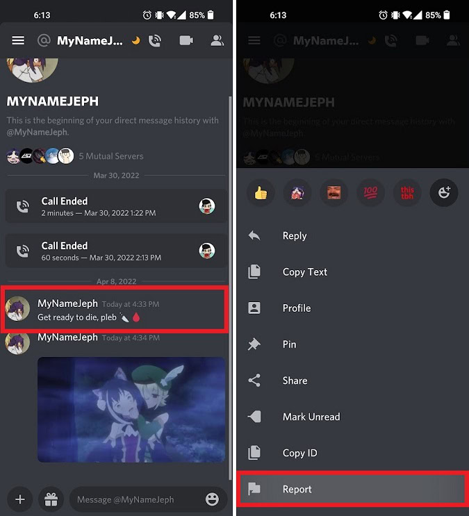 How to get the Discord ID of a user or message.