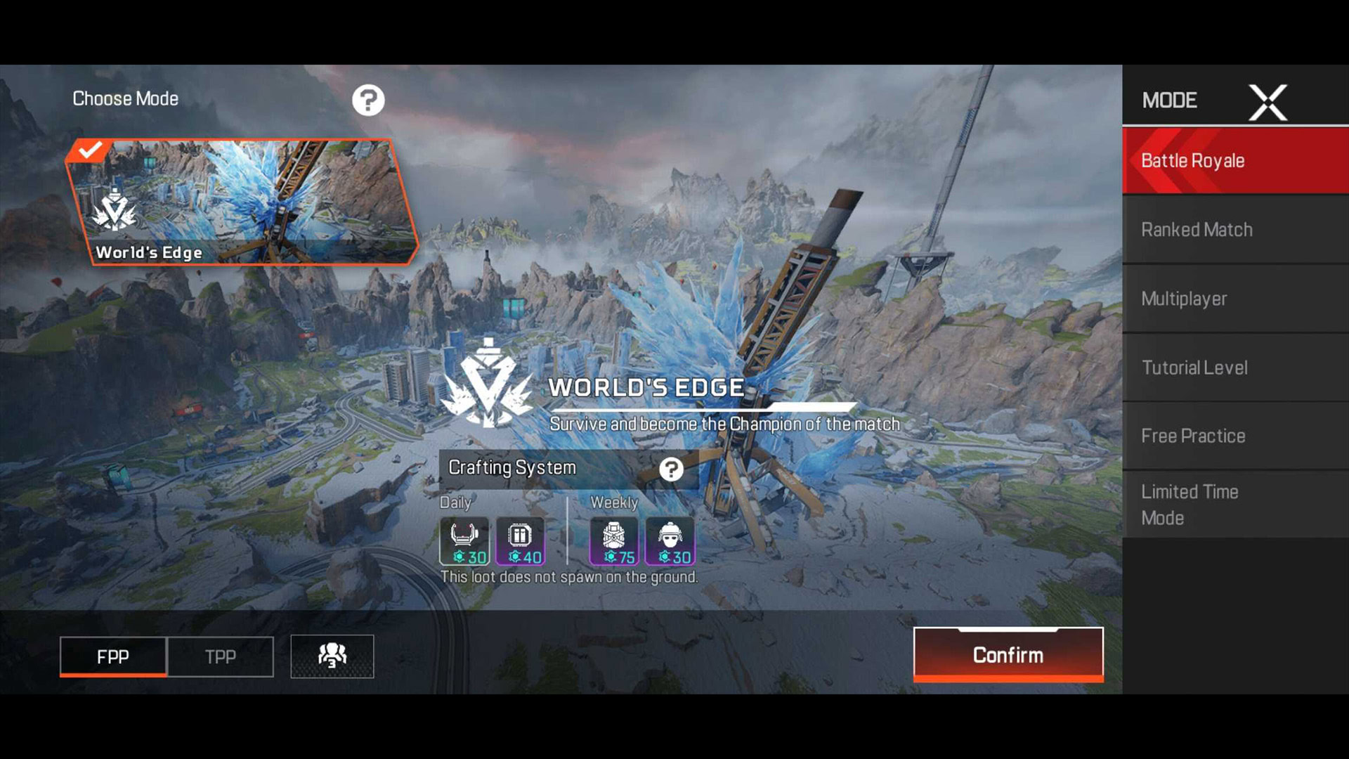 Here is every game mode available in Apex Legends Mobile