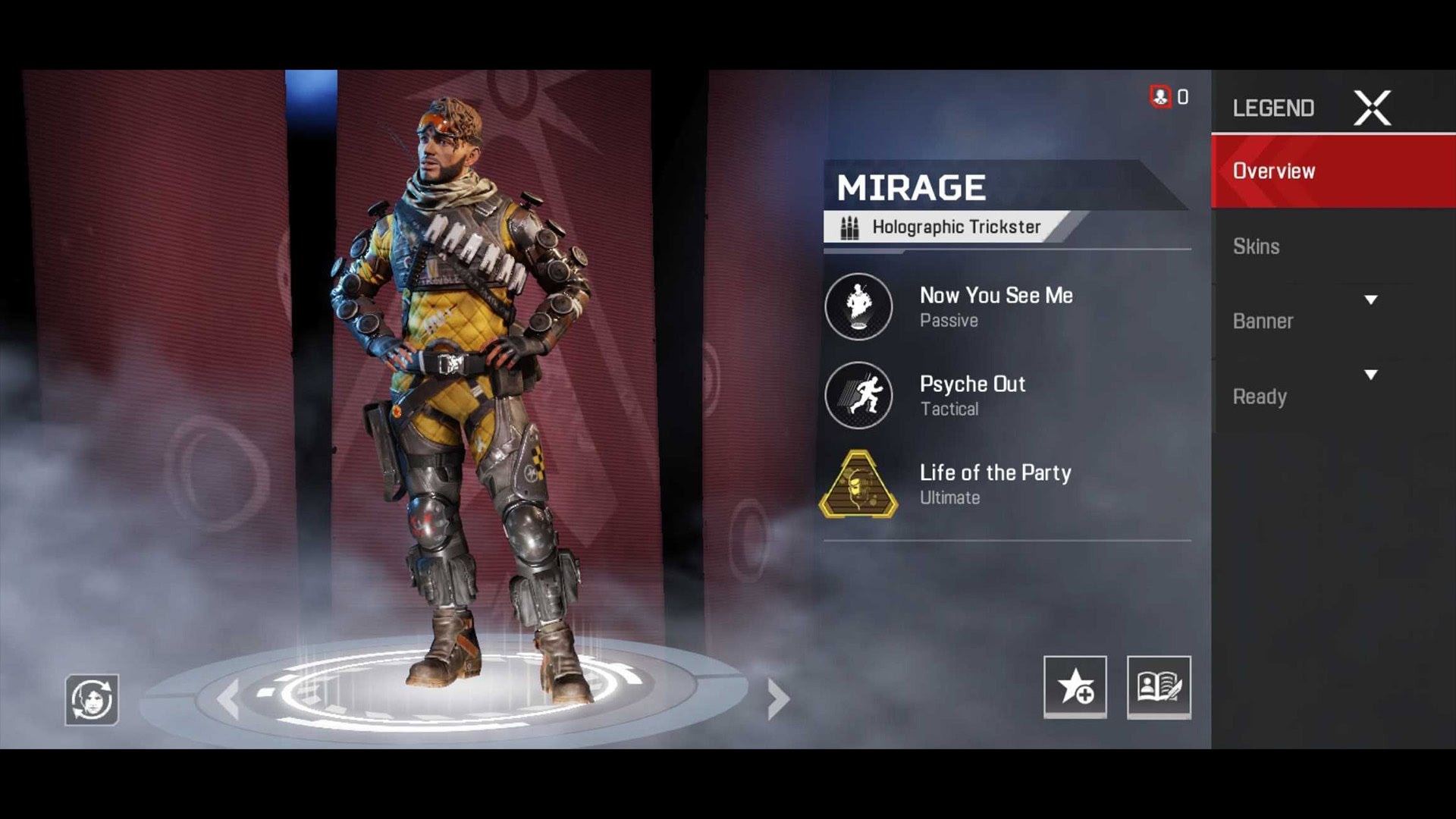 Mirage – Holographic Trickster – Apex Legends™ Characters