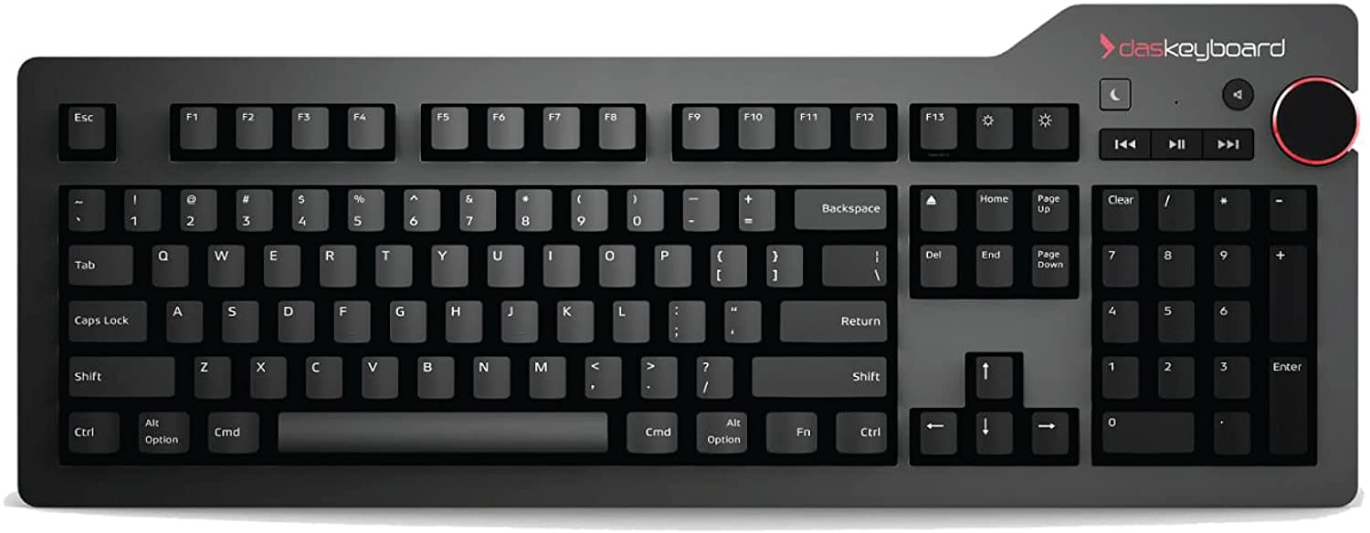 Das Keyboard 4 Professional for Mac in black with red detail