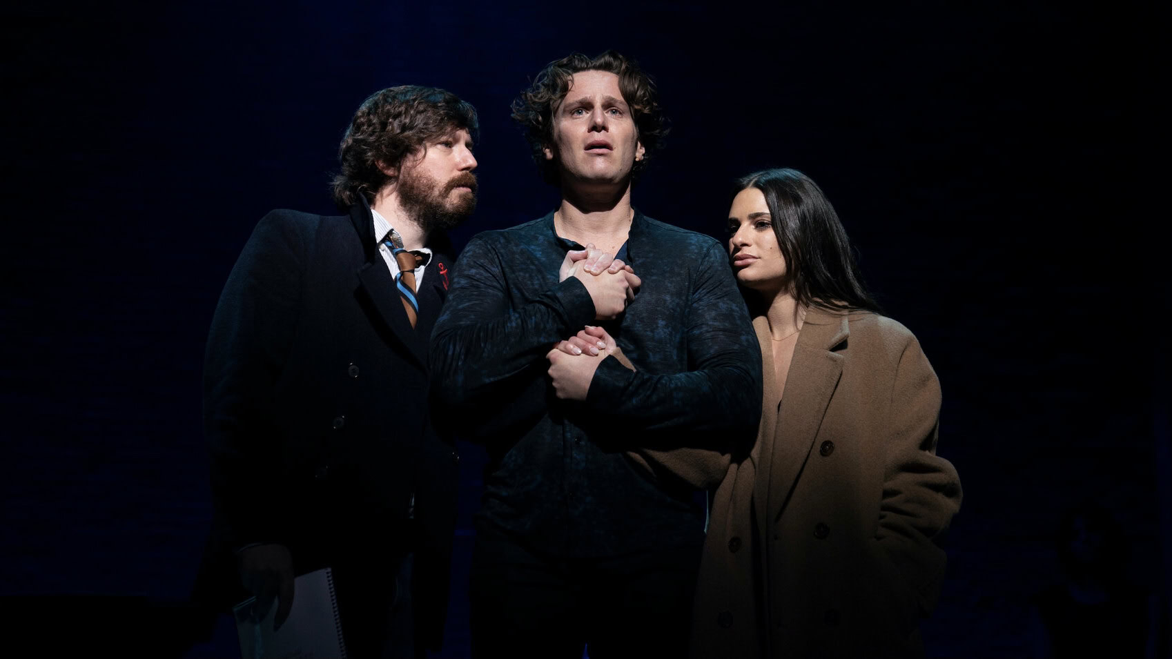 John Gallagher Jr., Jonathan Groff, and Lea Michele onstage in Spring Awakening: Those You've Known - best new streaming movies