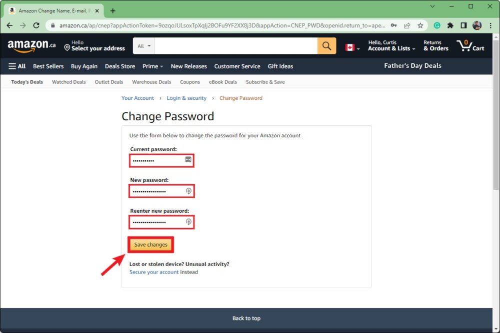 How to change Amazon password (on any device) - Android Authority