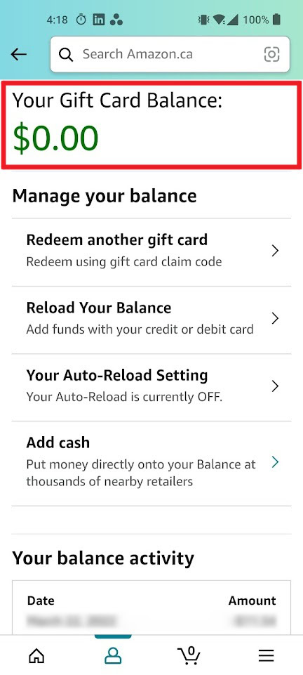 How To Check Amazon Gift Card Balance Android Authority