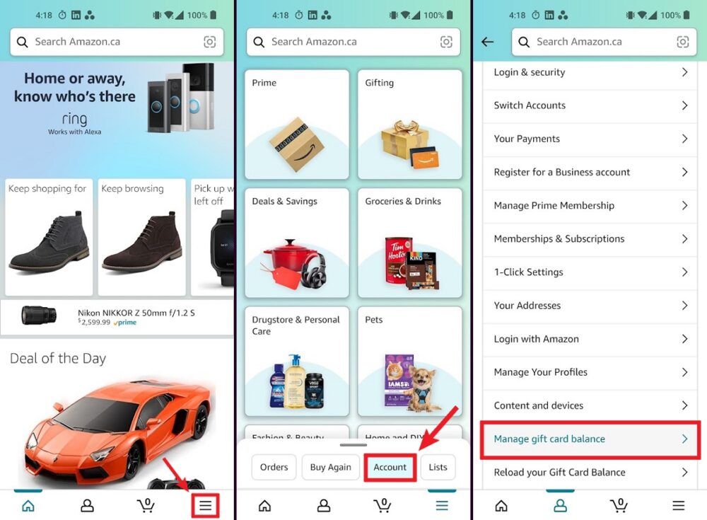 how-to-check-amazon-gift-card-balance-android-authority