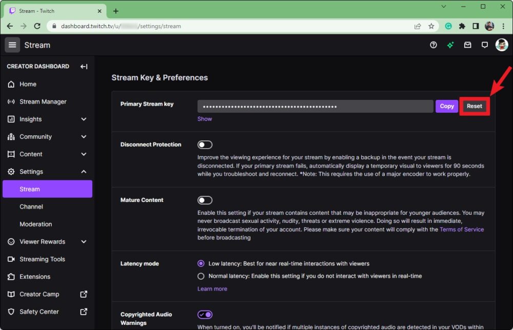 How to find your Twitch stream key (and change it) - Android Authority