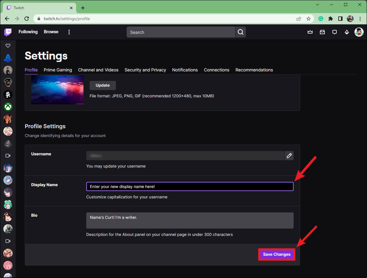 How to Change Your Twitch Name on Any Device