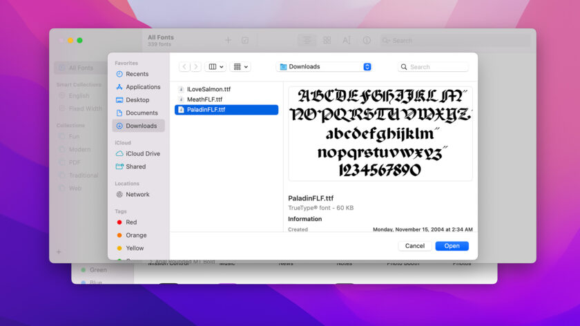 Mac Install Font For All Users