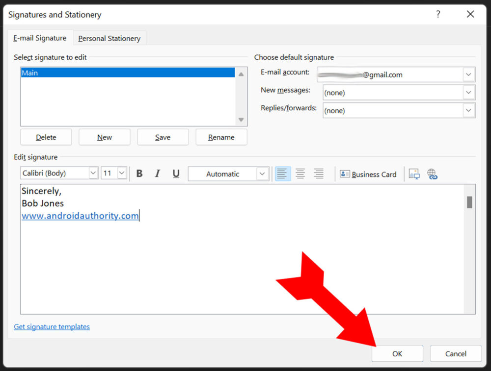 How to add or change your signature in Outlook - Android Authority