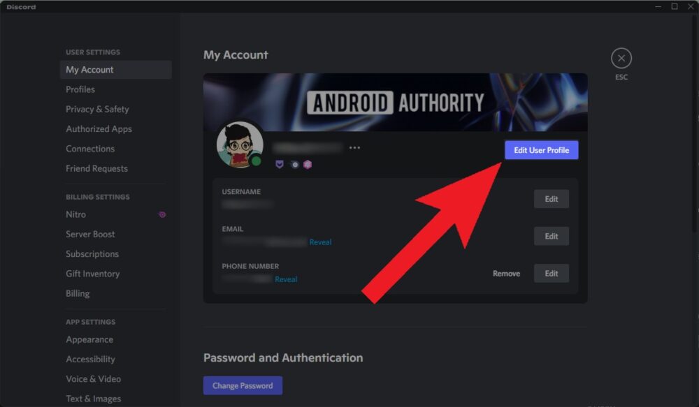 How to change your profile picture on Discord - Android Authority