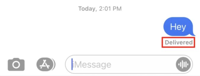 imessage blue but not delivered blocked