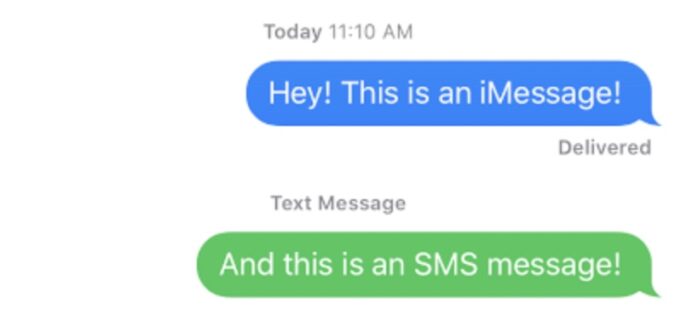 if imessage says sent as text message are you blocked