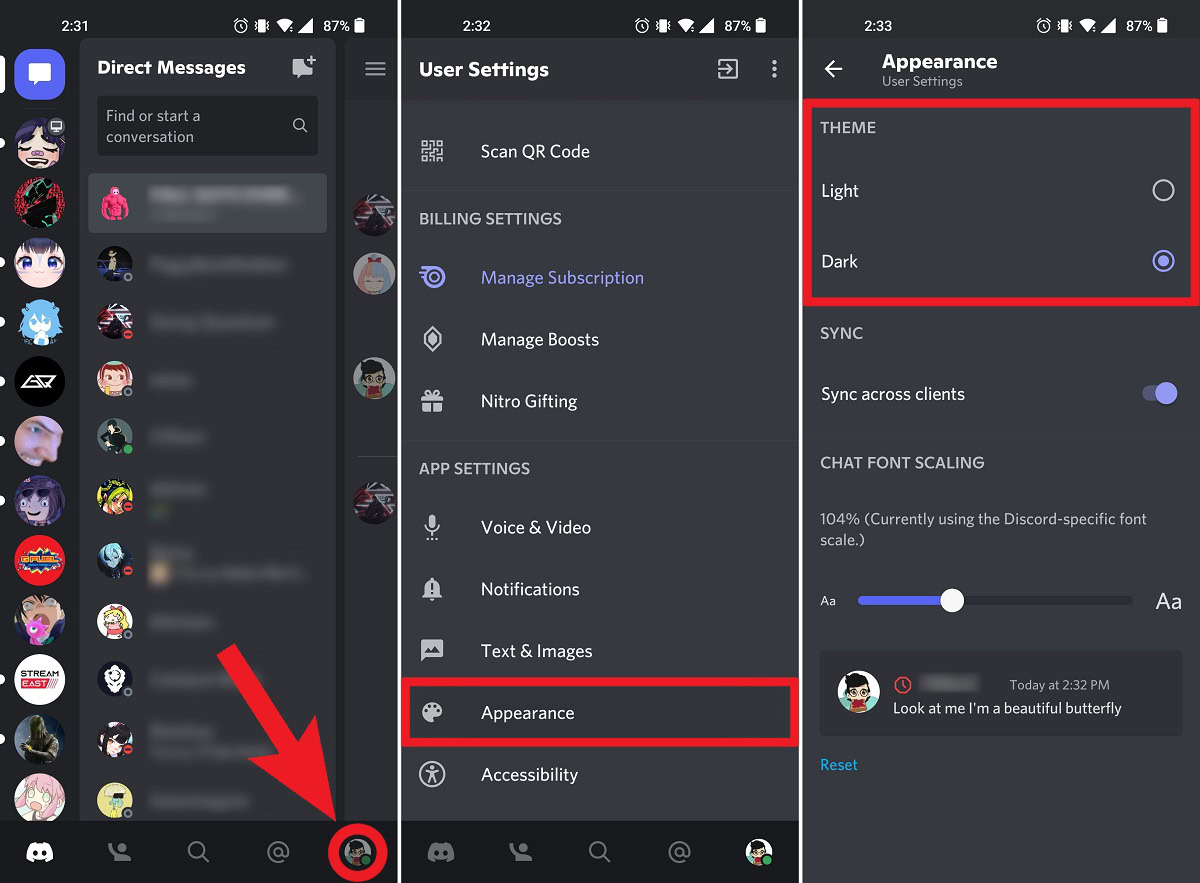How to change your Discord background theme - Android Authority