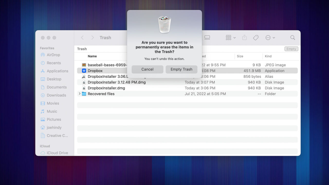 how to uninstall dropbox update for mac