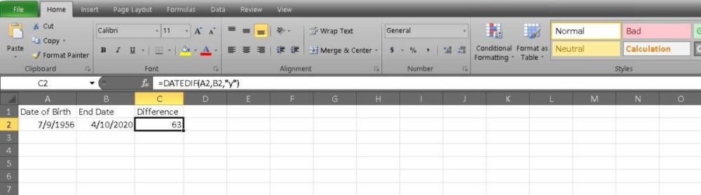 how-to-calculate-age-in-excel-in-years-and-months-5-easy-ways