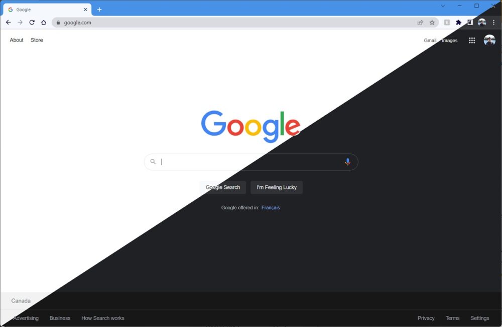 turn off chrome dark mode android