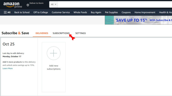 How To Cancel Or Change Your Amazon Subscribe & Save Orders