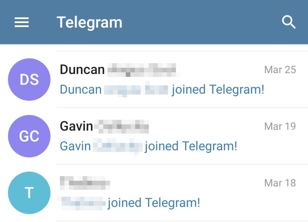 Что значит joined telegram