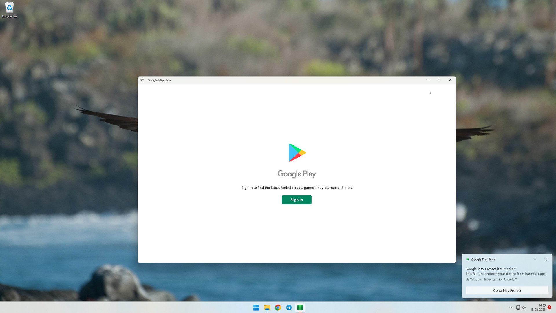 WINDOWS 11 22H2 ANDROID PRIME + GOOGLE PLAY STORE 