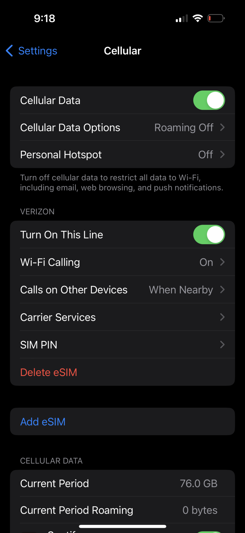 can i activate esim on iphone 11