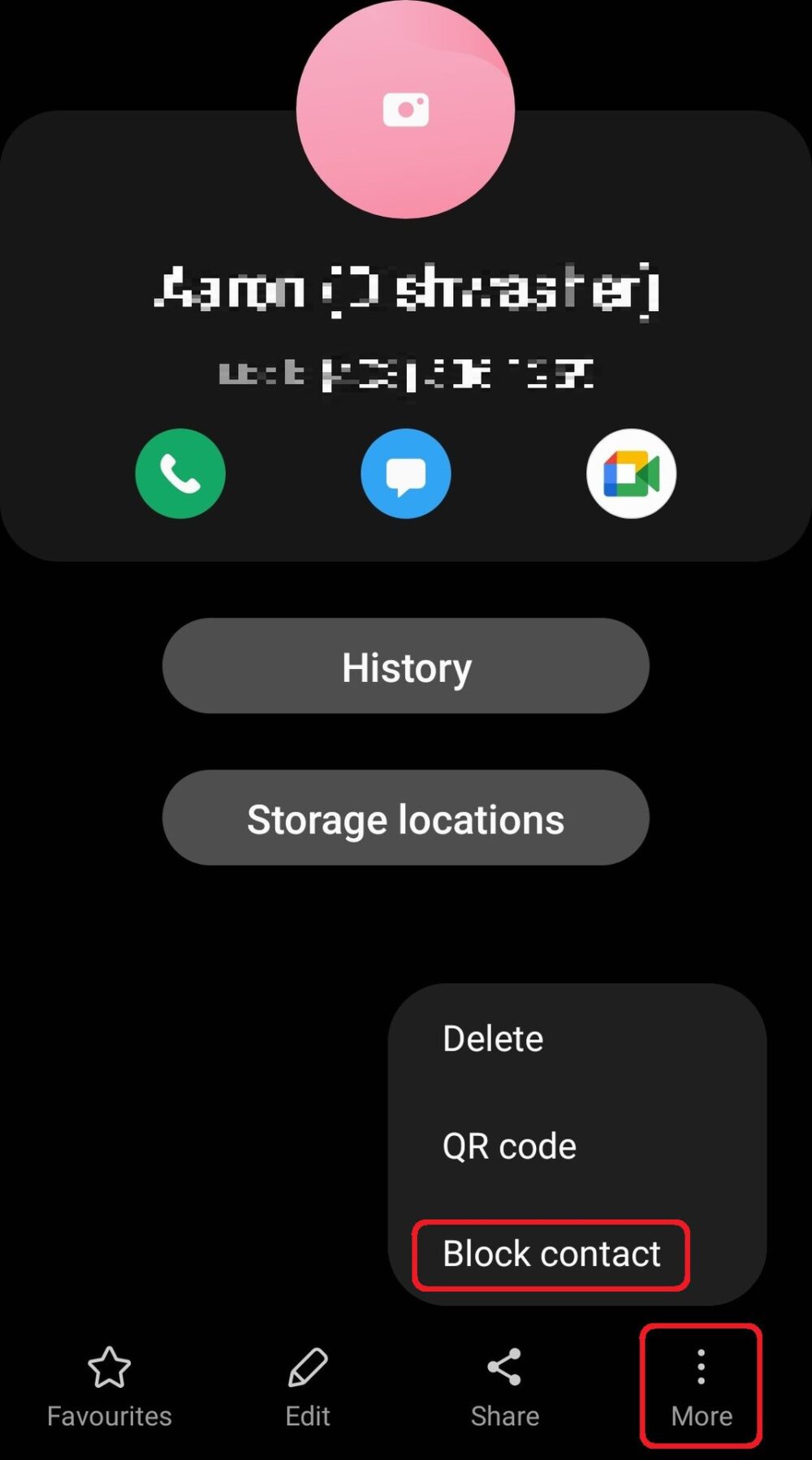 how to block a text on android samsung