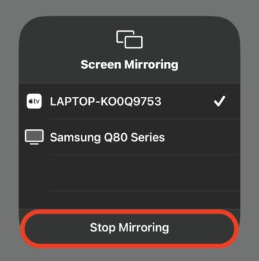 how do i screen mirror my iphone to my computer