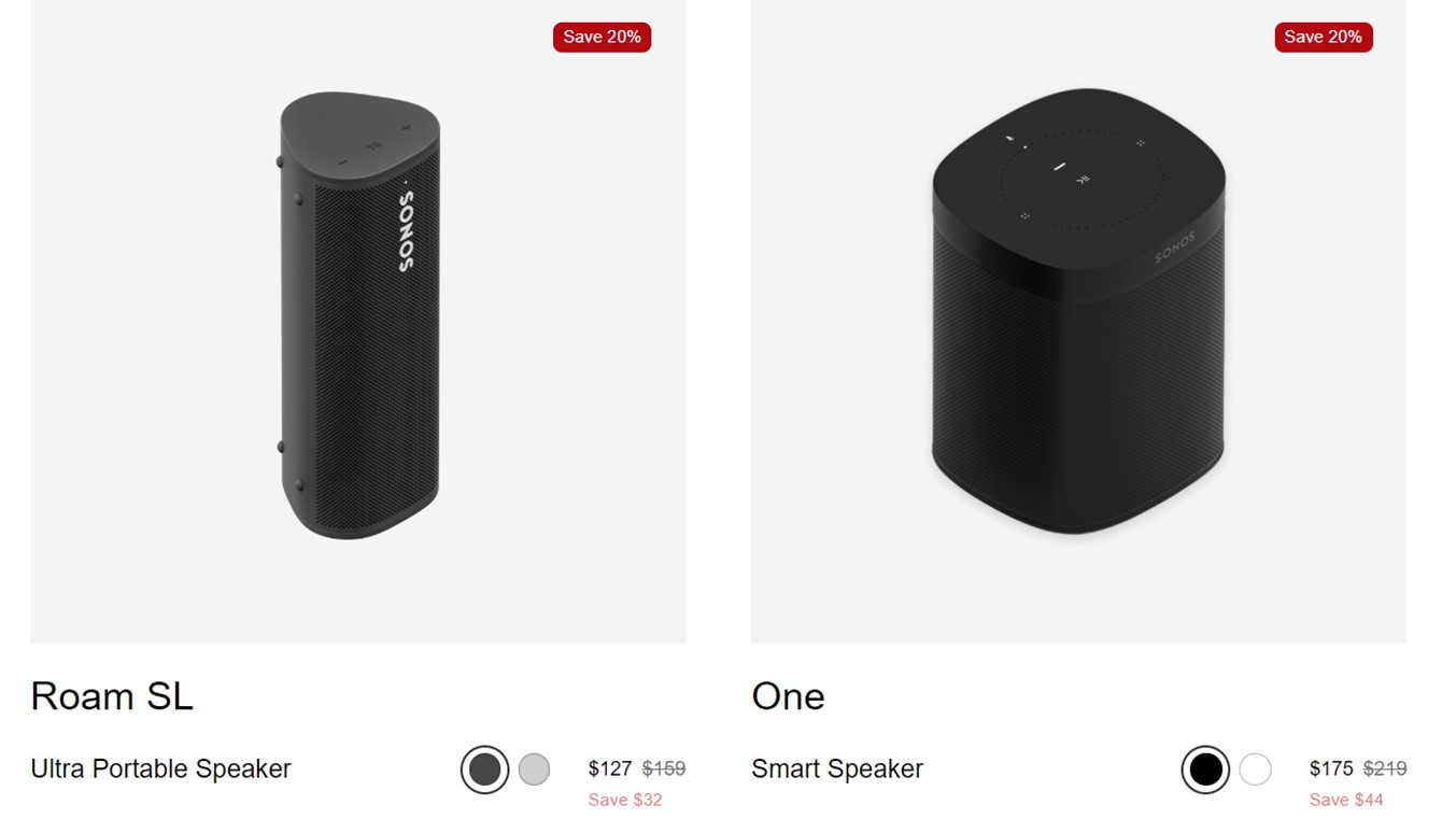 These very Sonos deals just for Black