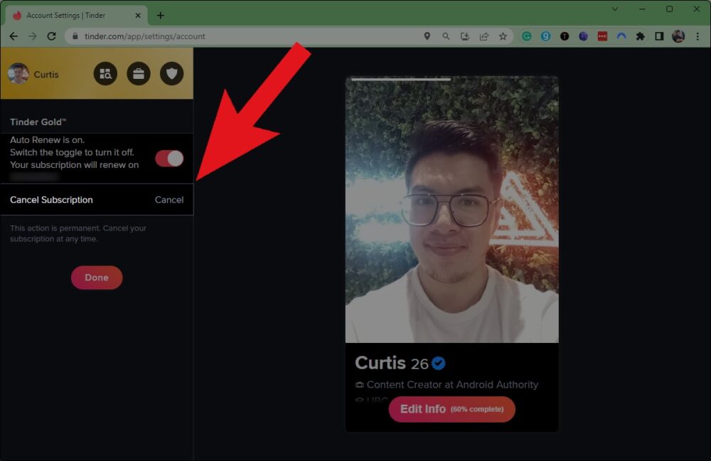 how-to-cancel-a-subscription-on-tinder-android-authority