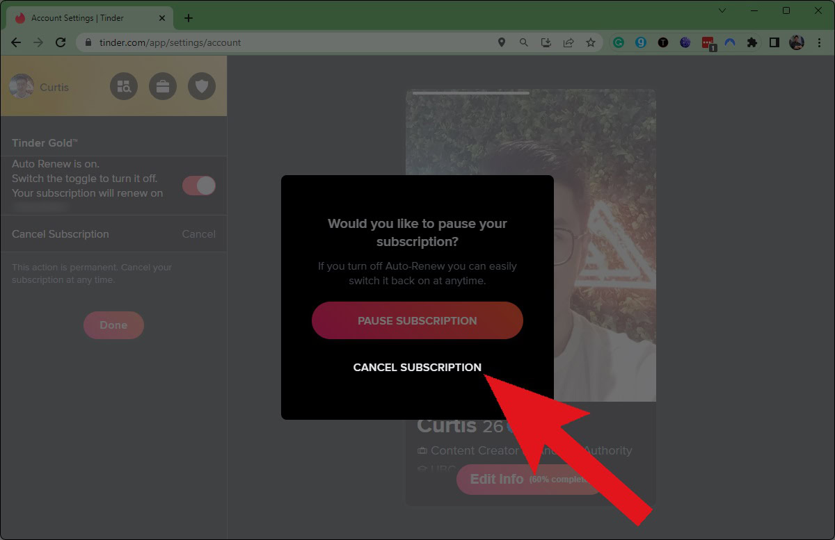How to Cancel a Tinder Gold Subscription on Any Device