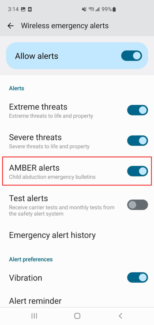 How to turn off Amber Alerts on your Android device